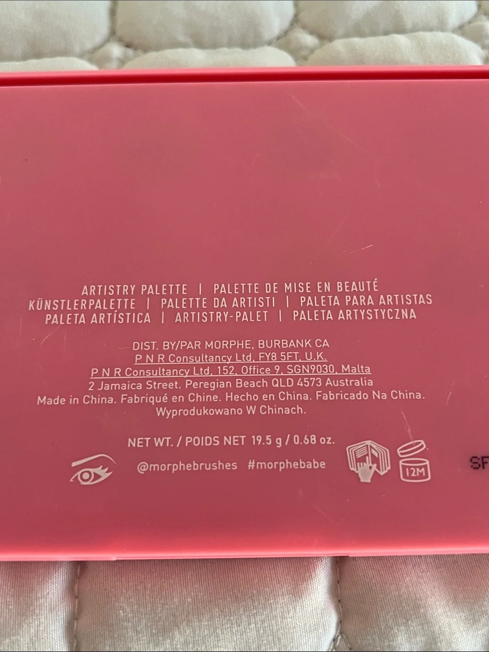 Morphe Va Va Bloom Eyeshadow Palette Purple Highlighter Pink Mauve Brown Fall
